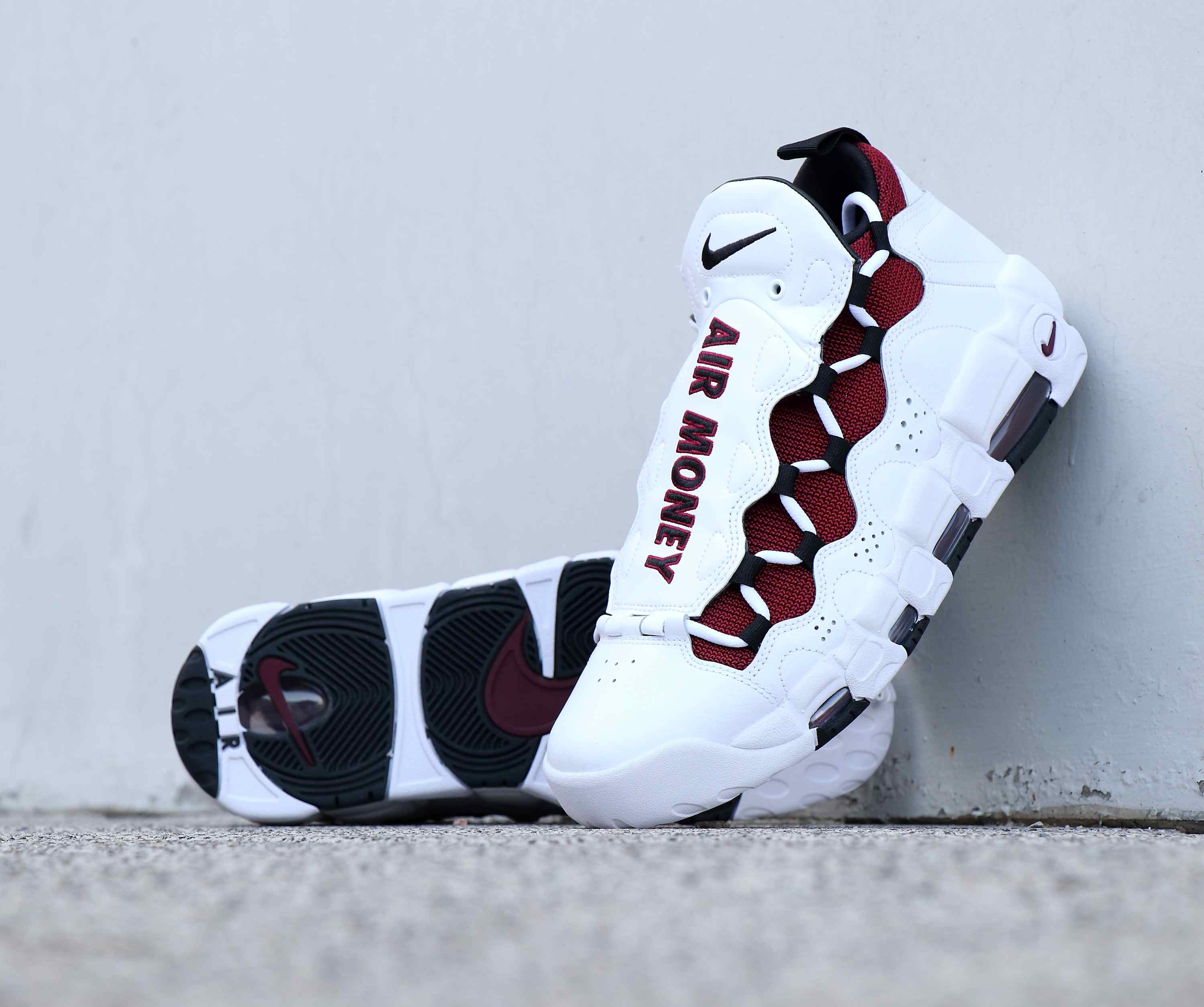 Nike Air More Money White Red