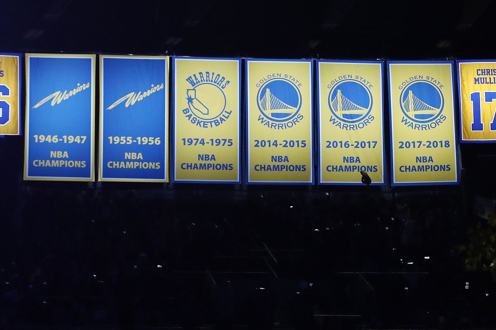 Bannière champions NBA Golden State Warriors