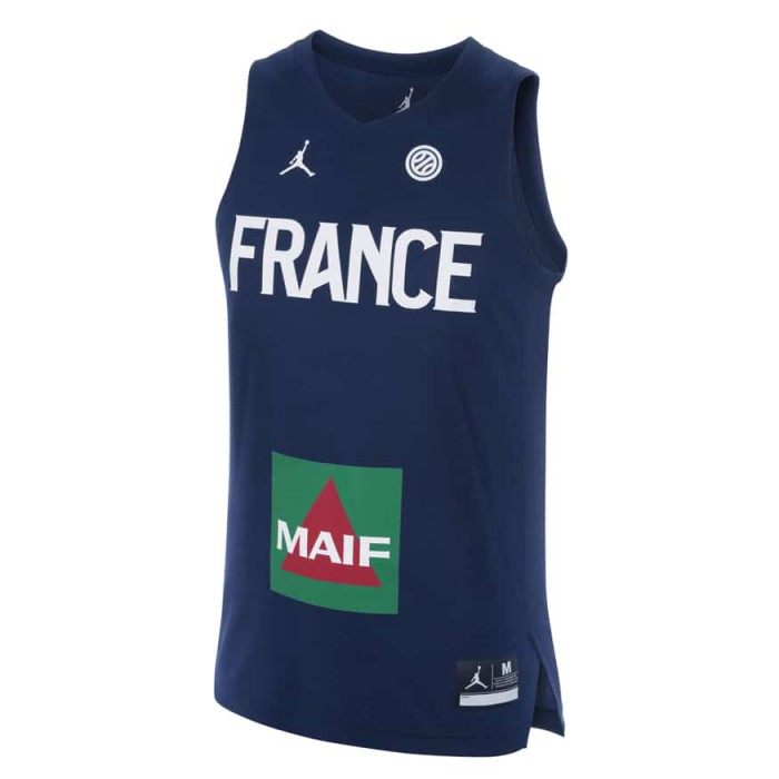 Maillot Jordan Equipe de France Ffbb Away Bleu